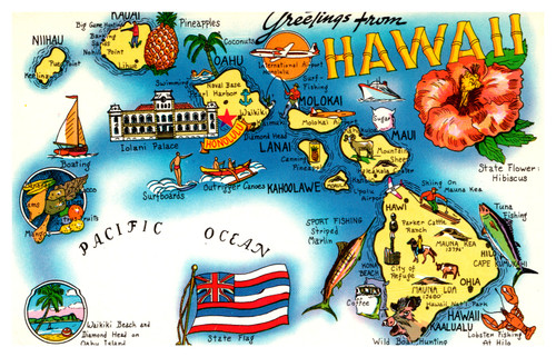 map hawaii