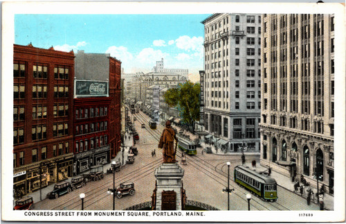 Congress Street from Monument Square