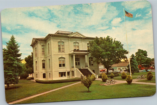 Postcard WA Dayton Columbia County Courthouse