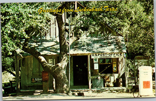 Luckenbach Texas General store and post office