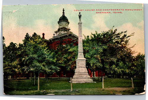 Courthouse and Confederate Monument