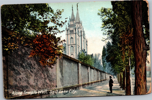 Salt Lake City - Along Temple Wall