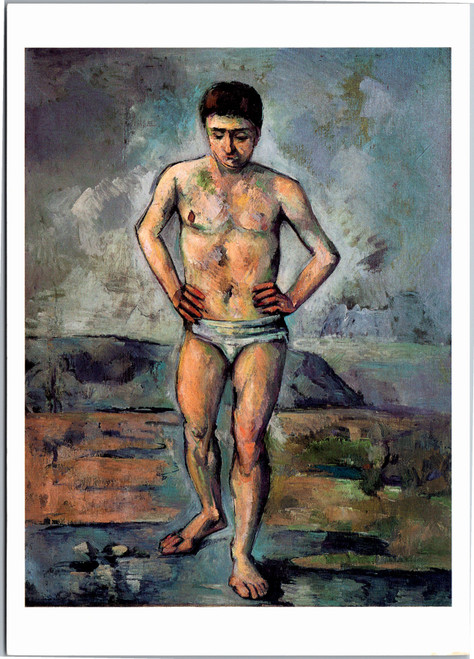 The Bather by Cezanne