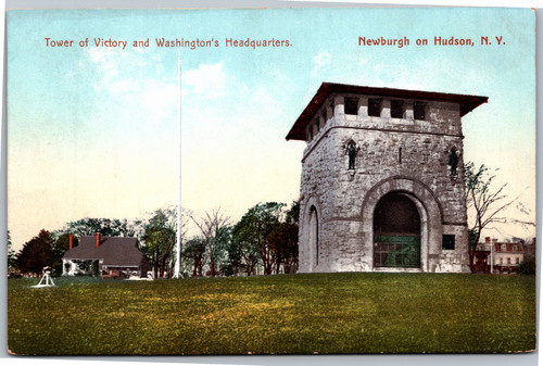 Postcard NY Newburgh Tower of Victory and Washington's Headquarters