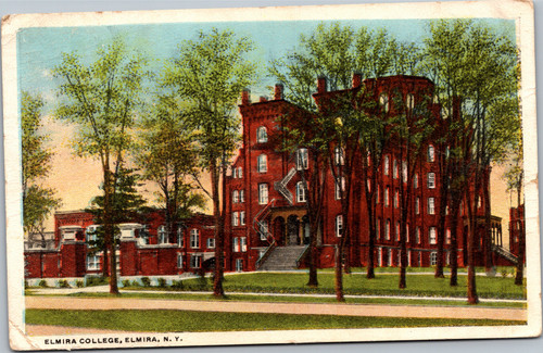 Postcard NY Elmira College