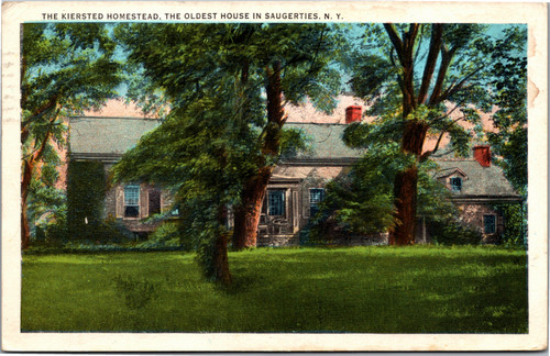 Postcard NY Saugerties Kiersted Homestead