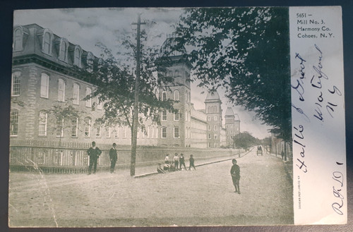 harmony company mill 3 cohoes ny postcard