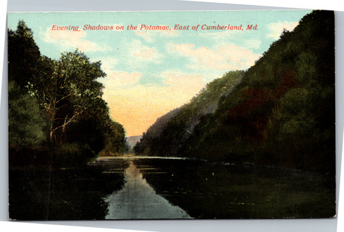 Evening Shadows on the Potomac East of Cumberland