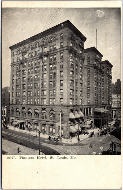 Postcard MO St. Louis  Planters Hotel