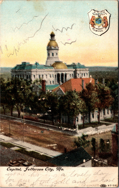Postcard Jefferson City Capitol