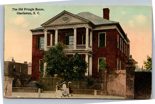 Postcard SC Charleston Old Pringle House
