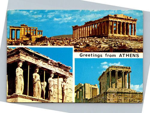Postcard Greece  Greetings from Athens multiview