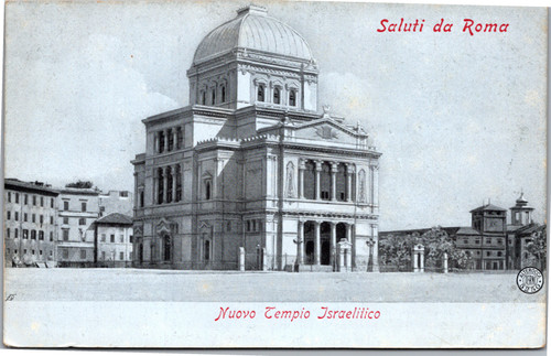 Postcard Italy Rome -Nuovo Tempio Israelilico