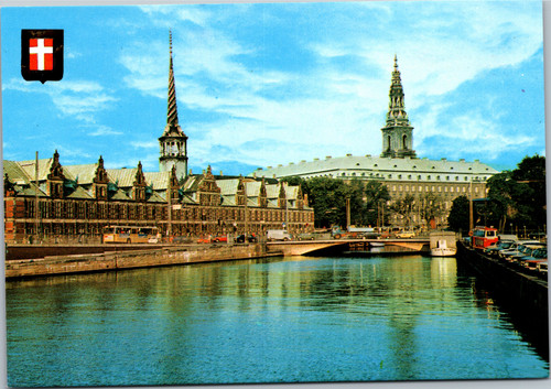 Postcard Denmark Copenhagen Rosenborg Castle and Stock Exchange