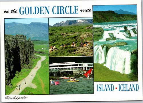 Postcard Iceland Golden Circle