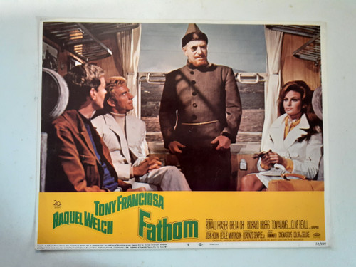 1967 Fathom staring Raquel Welch Tony Franciosa - train scene