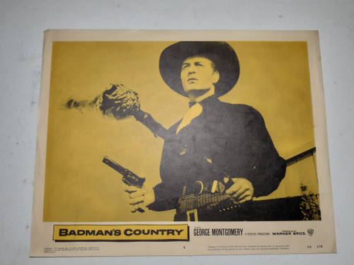 1958 Badman's Country starring George Montgomery