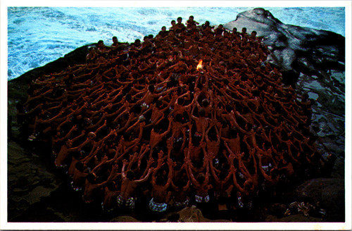 Ketjak Kecak Dance by the Sea Werner Han hans Hoefer series