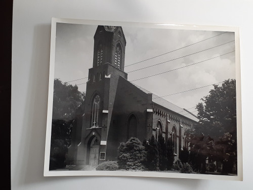 Vintage Photo Gothic Brick Church V.V. Drexelius Vintage Photo Gothic Brick Church V.V. Drexelius