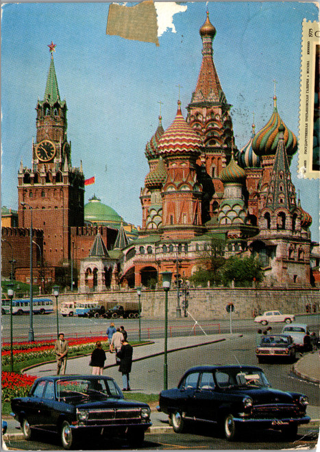 Spasskaya Tower and St. Basils Cathedral