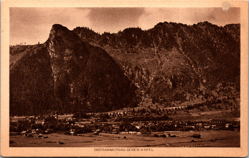Oberammergau gegen Kofel mountain