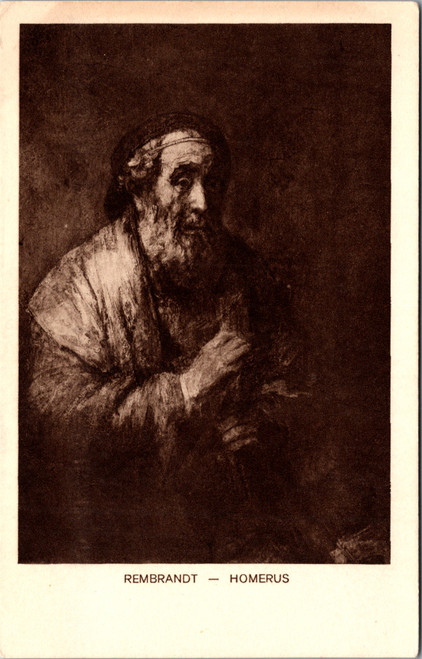 Rembrandt Homerus Portrait