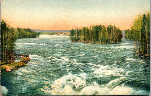 Imatra Rapids Vuoksi River Scene