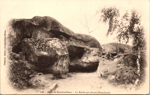 La Roche qui pleure Franchard Rock