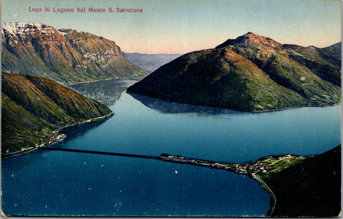 Lake Lugano from Monte San Salvatore