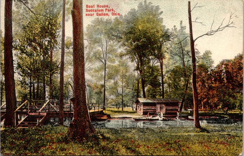 Boat House Seccalum Park near Galion