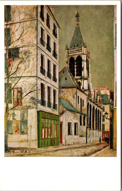 The Church of Saint-Severin by Utrillo The Church of Saint-Severin by Utrillo
