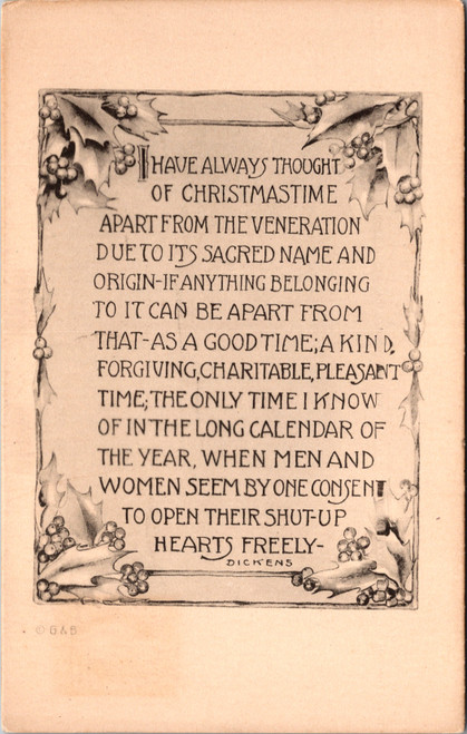 Dickens Christmas Quote