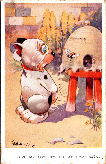 Bonzo Comic Give my Love to all at home
