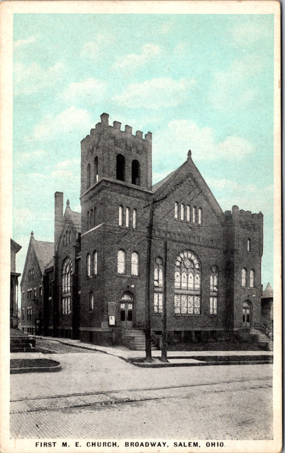 First M.E. Church Broadway Salem Ohio