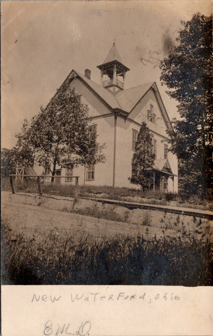 New Waterford school with bell house - Mt. Hope? New Waterford school with bell house - Mt. Hope?