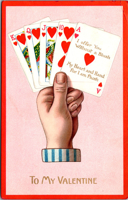To My Valentine Tuck Love Tributes Playing Cards Royal Flush