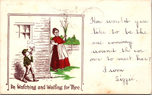 I'm watching and waiting for thee I'm watching and waiting for thee