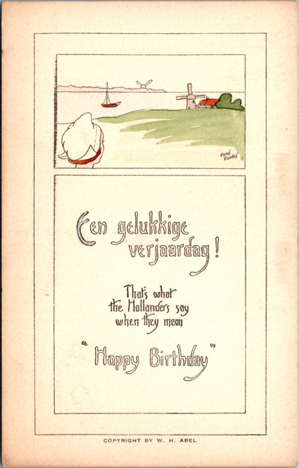 Een Gelukkige Verjaardag that's what Hollanders say Happy Birthday Een Gelukkige Verjaardag that's what Hollanders say Happy Birthday
