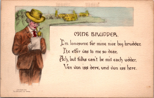 Mine Brudder - man smoking pipe Mine Brudder - man smoking pipe