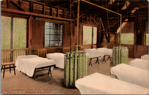 Convalescent Home of the Children's Hospital in Wellesley Hills - interior view Convalescent Home of the Children's Hospital in Wellesley Hills - interior view