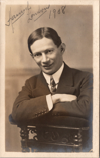 Seated gentleman portrait 1908 London