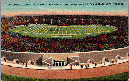 Football Game at Yale Bowl