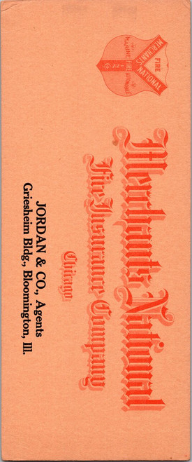 Merchants National Fire Insurancy Company Jordan & Co Agents Bloomington IL Merchants National Fire Insurancy Company Jordan & Co Agents Bloomington IL