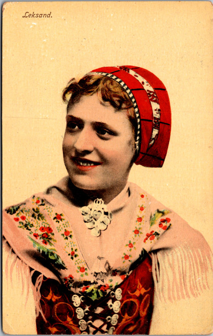 Leksand Sweden Woman Folk Costume (42-202)