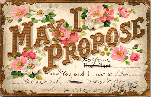 May I propose that you and I meet May I propose that you and I meet