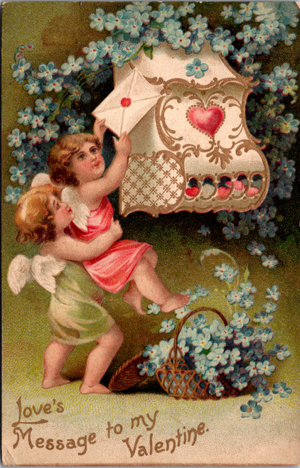 Love's Message to my valentine angel cupid mailing letter Love's Message to my valentine angel cupid mailing letter