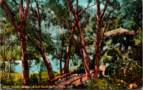 Rustic Bridge Bush Gardens Pasadena