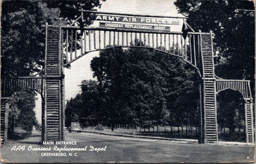Army Air Force Overseas Replacement Depot Main Entrance