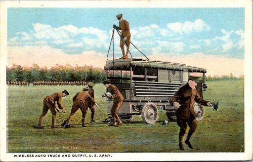 Wireless Auto Truck and Outfit U.S. Army
