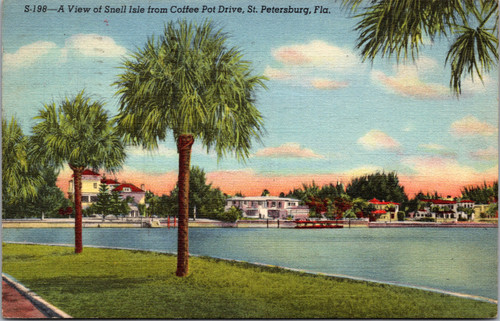 View of Snell Isle from Coffee Pot Drive